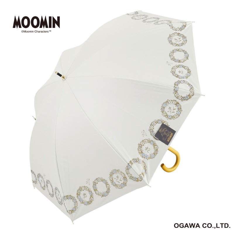 MOOMIN  晴雨兼用 長傘 ムーミンパパの思い出/WH